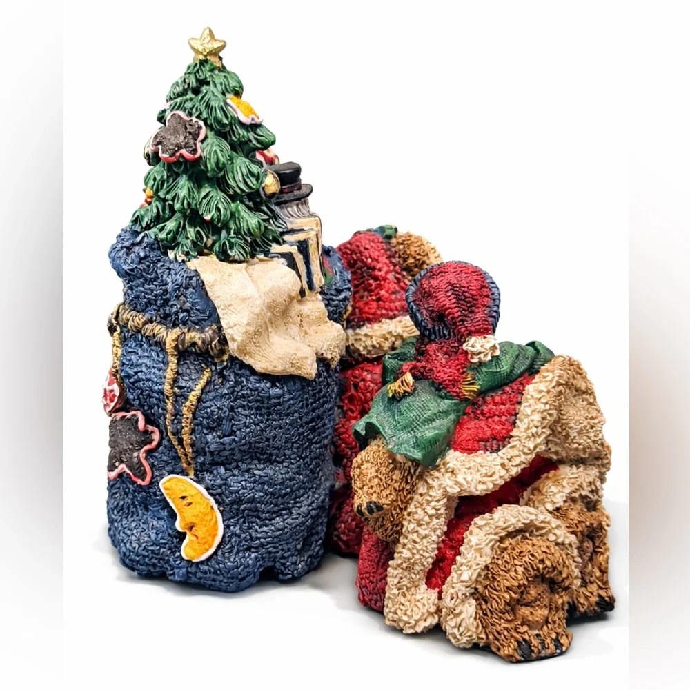 Grandeur Noel Bear Stocking Holder Teddy Christmas Decor w/ Box - Picture 5 of 6